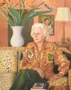 Portrait of mrs. Natasha Gelman, 1996 painting by Rafael Cidoncha